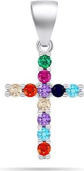 Produktbild Brilio Silver - Color silver pendant Cross PT83WRBW