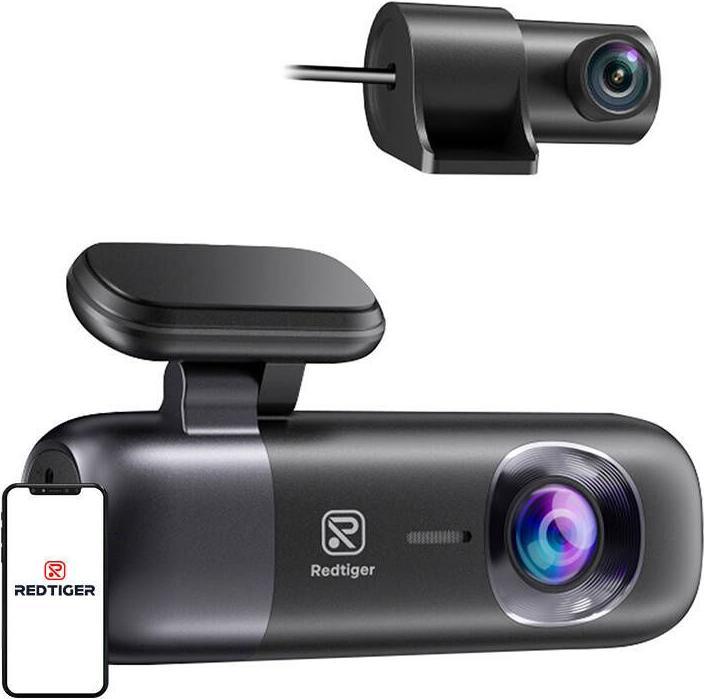 Actual product image Redtiger F9(32G) 4K front and rear car camera (4K)