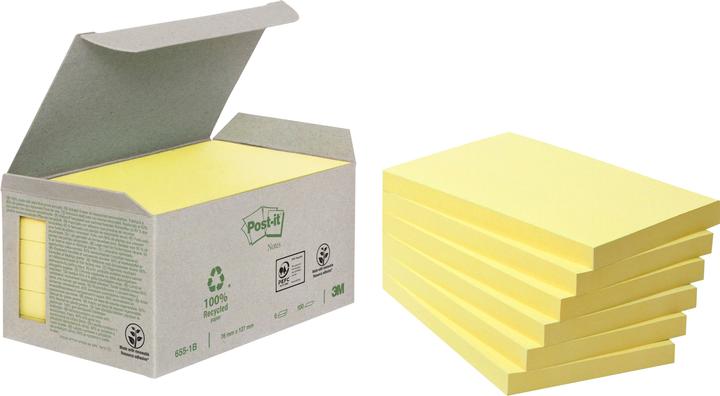 Actual product image Post-it recycling (127 x 76 mm)