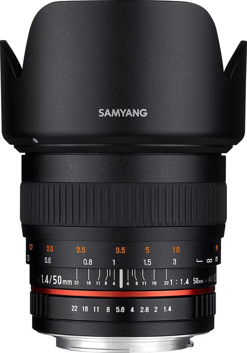 Immagine prodotto Samyang 50 mm f/1,4 Canon EF (Canon EF, Full-frame)
