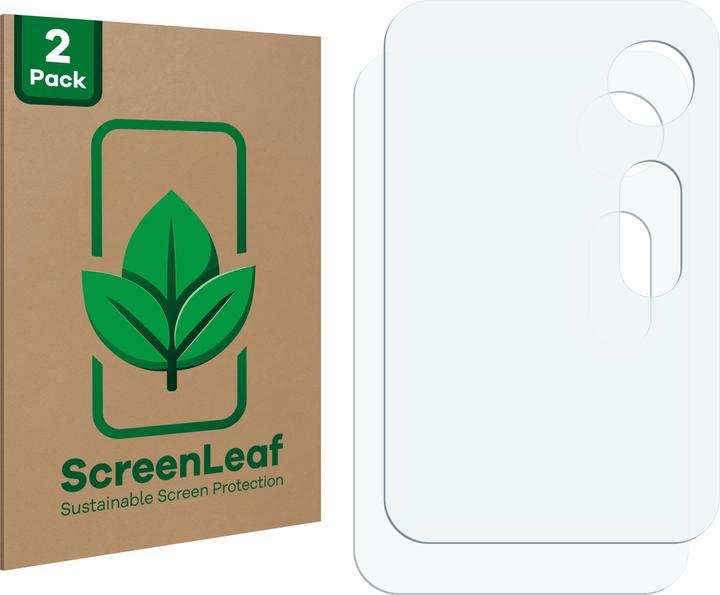 Produktbild ScreenLeaf Schutzfolie nachhaltiger Displayschutz Displayschutzfolie Folie Klar Transparent (2 Stück, Samsung Galaxy Note 20 Ultra 5G)
