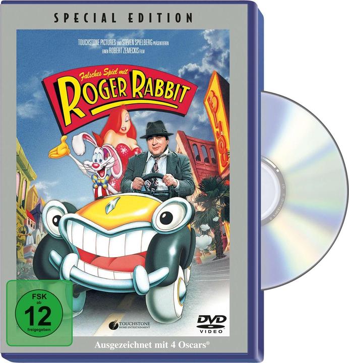Actual product image Wrong game with Roger Rabbit (DVD, 1988, Spanish, English, German)