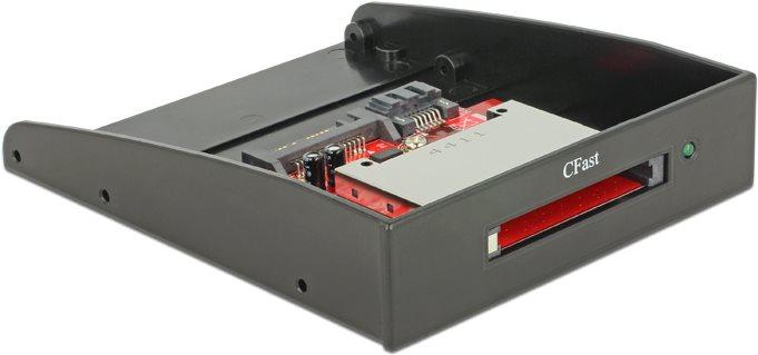 Actual product image Delock Card reader 8.9 cm (3.5" ) (CFast Card Type I, CFast Card Type II) (SATA)