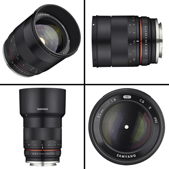 Produktbild Samyang 85mm F1.8 Fuji X (Black) (Fujifilm X, APS-C / DX)
