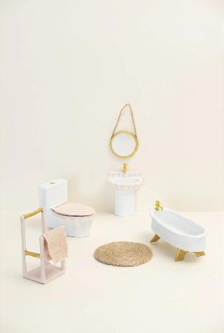 Actual product image Décopatch Assortment of 6 mini atures - Bathroom