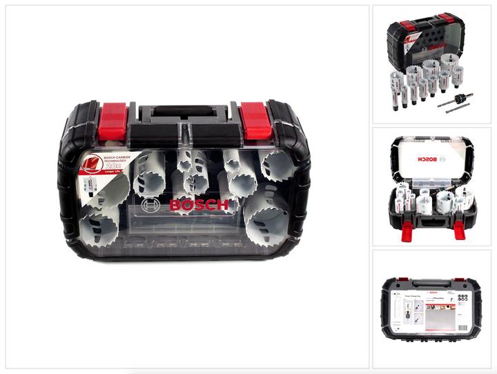 Actual product image Bosch Professional Zubehör Hole saw set Universal. Endurance for Heavy Duty.Carbide. 13 pieces (76 mm)