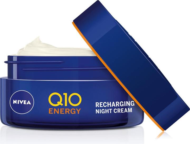 Actual product image NIVEA Q10 Energy Recharging Night Cream, Night cream, Women, Universal skin, Face, Anti-dullness, An (50 ml, Night cream)