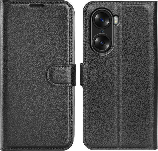 Actual product image MU Classic Litchi Leather Bookcover Series (Honor 60 Pro)