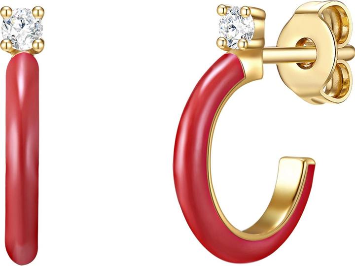 Glanzstücke München Damen Sterling Silber Zirkonia gelbgold - 23974 (Sterling Silber)