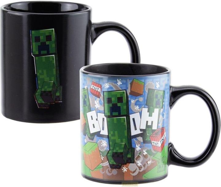 Paladone Products Tazza Minecraft Creeper Heat Change (300 ml, 1 x)
