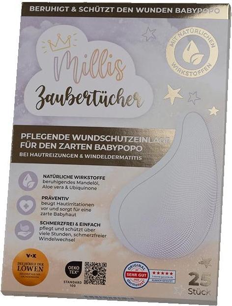 Actual product image Millis Nappy Wipes Magic Wipes 25 pcs.