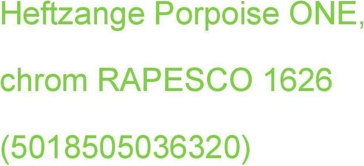 Immagine prodotto Rapesco Pinza per pinzare Porpoise ONE, cromo Capacità di pinzatura: 45 fogli, profondità di inserimento: (45 lamelle)