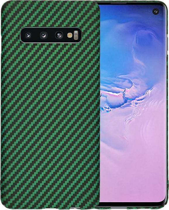 Image du produit Techsuit - Carbonite FiberShell - Samsung Galaxy S10 - Green (Samsung Galaxy S10)
