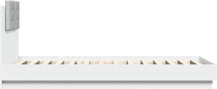 Image du produit VidaXL Cadre de lit avec tête de lit et lampes LED (90 x 200 cm)