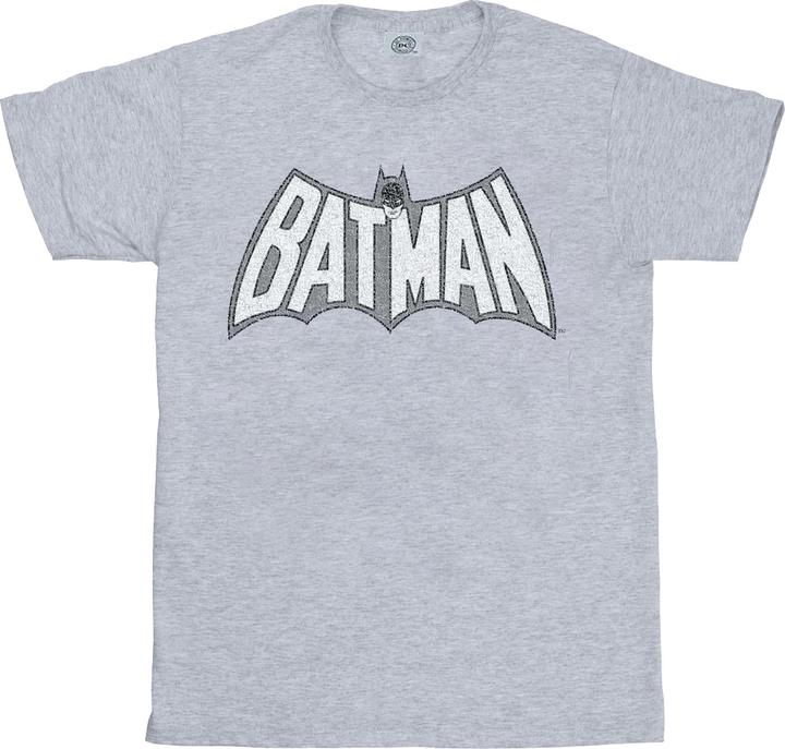 Actual product image Mens Batman Retro Crackle Logo T-Shirt (L)