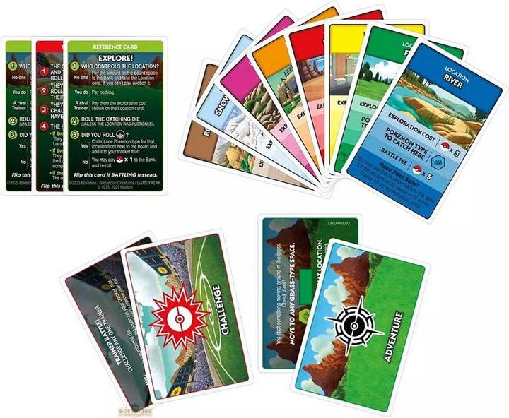 Actual product image Hasbro Monopoly Pokémon Edition Board Game - English Version (English)