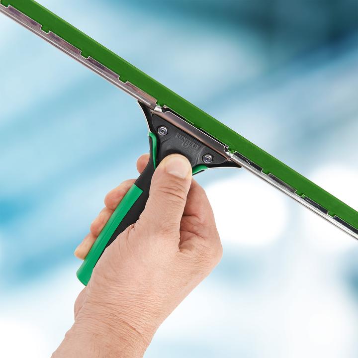 Produktbild Unger ErgoTec Fensterwischer (Breite 35 cm, mit S-Schiene und grünem Wischergummi, streifenfreie Fen (1 Stk.)