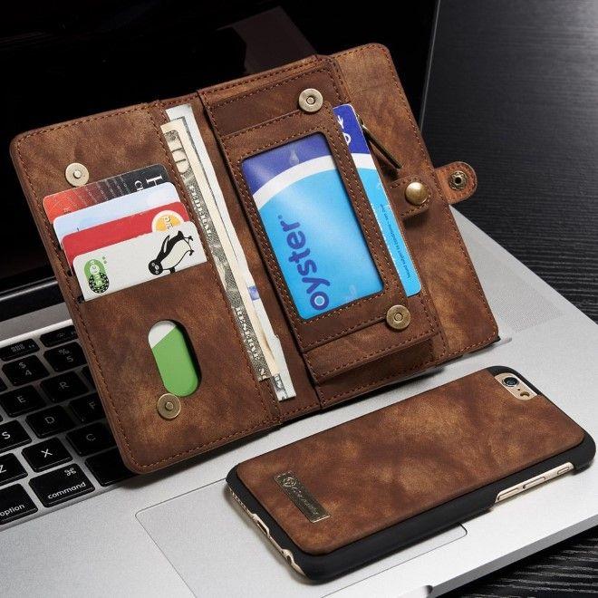 Productafbeelding Caseme Leren portemonnee met plastic omslag (Apple iPhone 6, Apple iPhone 6s)