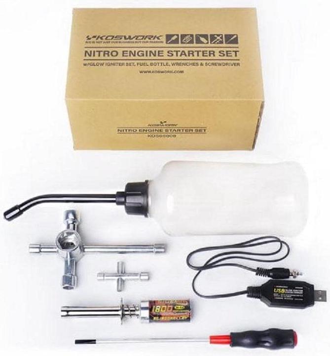 Actual product image Kyosho Nitro starter set SP Koswork