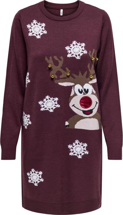 Only Weihnachtsprint Kleid (XXS)