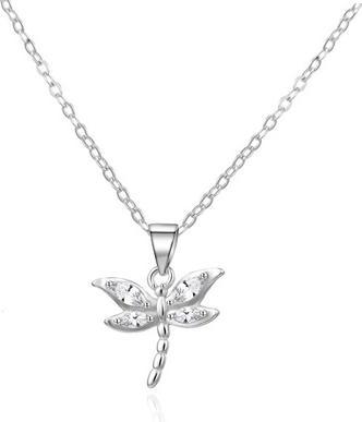 Produktbild Agato Beautiful silver necklace Dragonfly AGS1586/47 (chain. pendant)