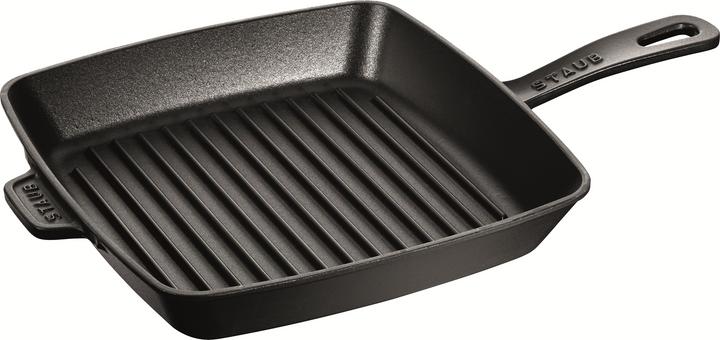 Immagine prodotto Staub Grigliata quadrata, nero, 26x26 cm (Padella grill, Ghisa)