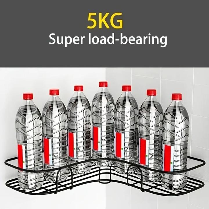 Produktbild König Design Duschregal ohne Bohren Eckregal Badregal Duschablage korb Selbstklebend
