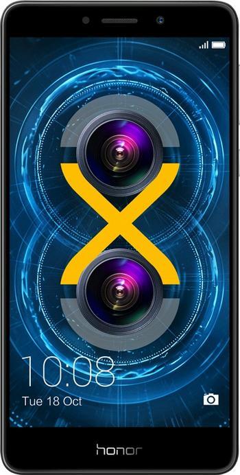Honor 6x (32 GB, Grey, 5.50", Hybrid Dual SIM, 12 Mpx, 4G)