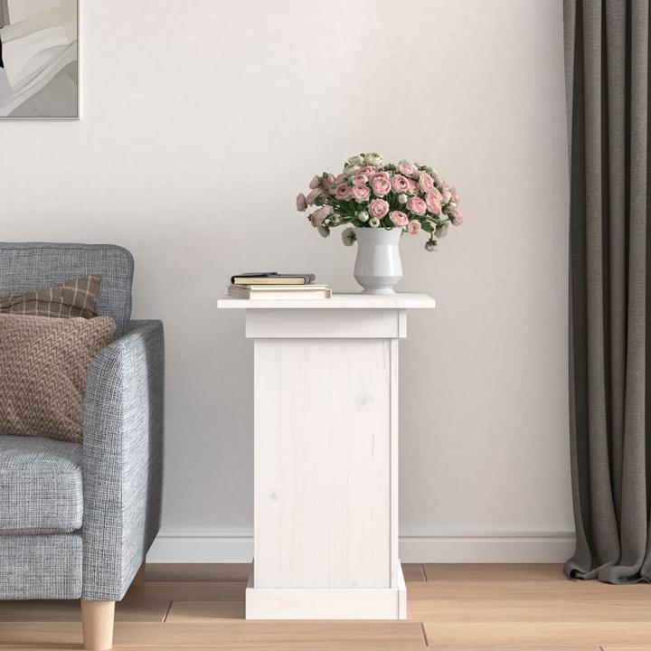 Immagine prodotto VidaXL Blumenständer Weiss 40x40x60 cm Massivholz Kiefer,Farbe