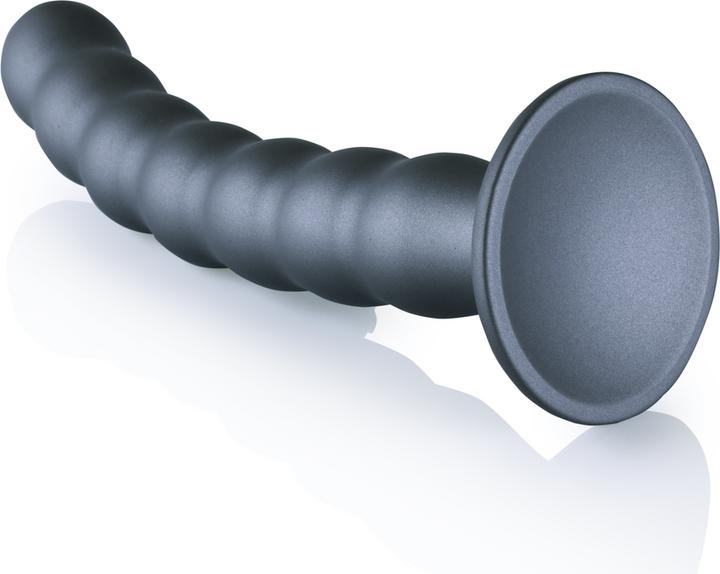Immagine prodotto Ouch! Beaded G-Spot Dildo - 8" / 20,5 cm - Gun Metal