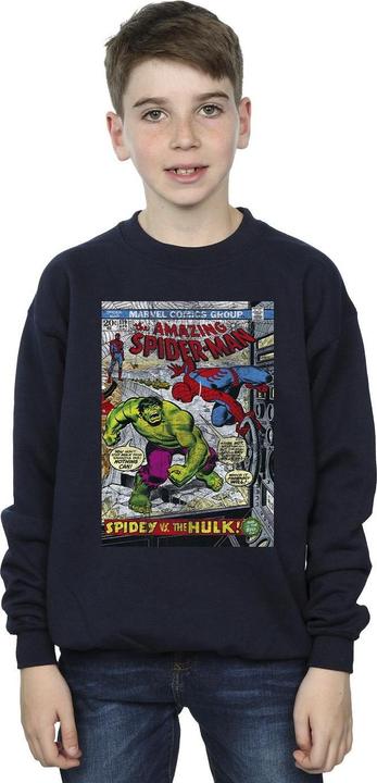 Immagine prodotto Spider-Man VS Hulk Cover Felpa Ragazzi (140, 146)
