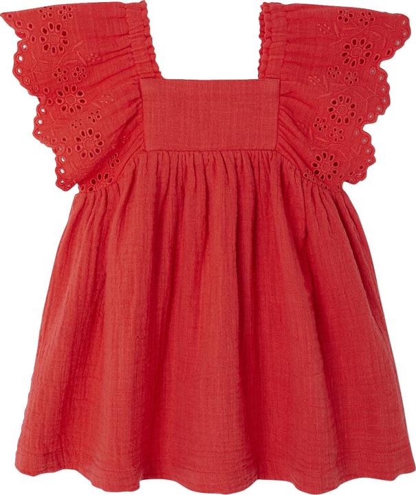 Produktbild Vertbaudet Baby Musselin-Kleid mit Volantärmeln (92)