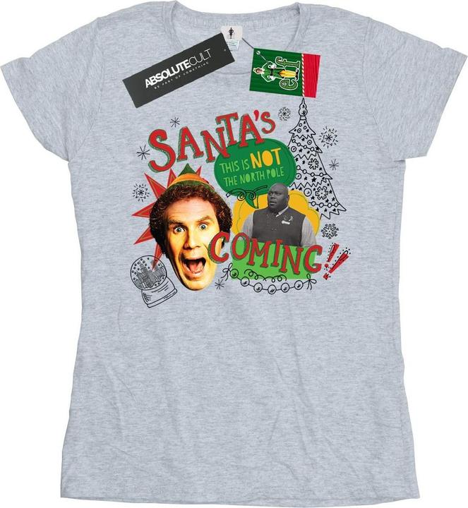 Immagine prodotto Elf North Pole Maglietta Donna (M)