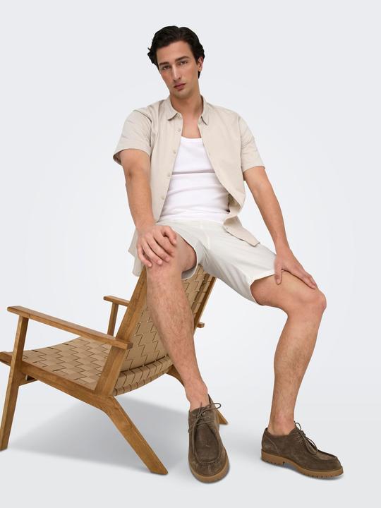 Produktbild Only & Sons Onskian Reg Seersucker Shorts (L)