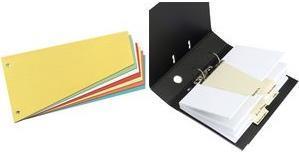 Immagine prodotto Herlitz Divisori 12 x 23 cm, trapezoidali, 100 pezzi - arancione