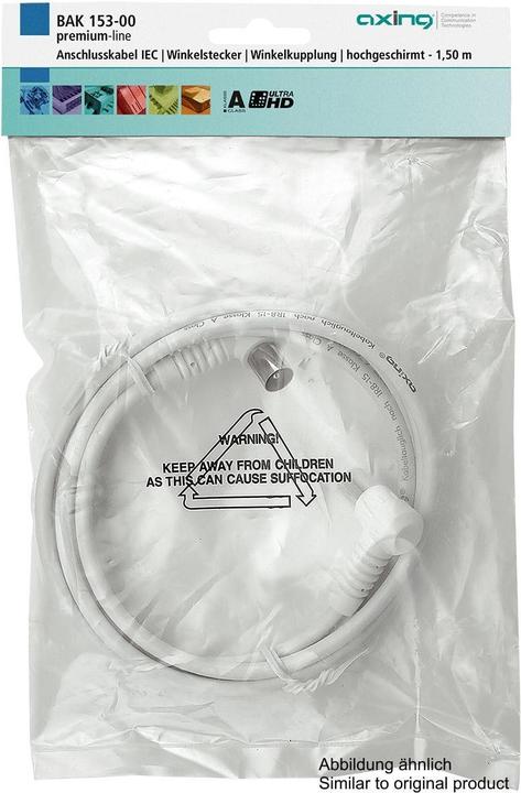 Immagine prodotto Axing Cavo di collegamento (85 dB, Cavi antenna)
