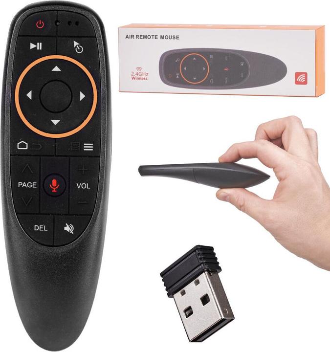 Ikonka Remote control Air Mouse G10 Smart TV Box Microphone X9 (Device-specific remote control, Bluetooth)