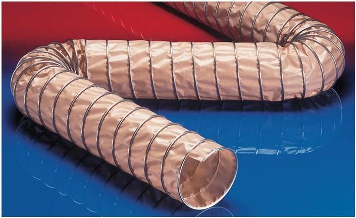 Produktbild Norres Absaug- und Gebläseschlauch CP PTFE-INOX 475 FOOD 225 mm 237,00 mm 3 m