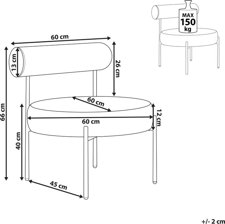 Actual product image Beliani Alpha