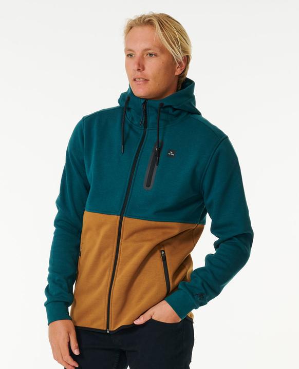 Actual product image Rip Curl Anti Series - Sweatshirt mit durchgehendem Reissverschluss „Departed“ (XL)