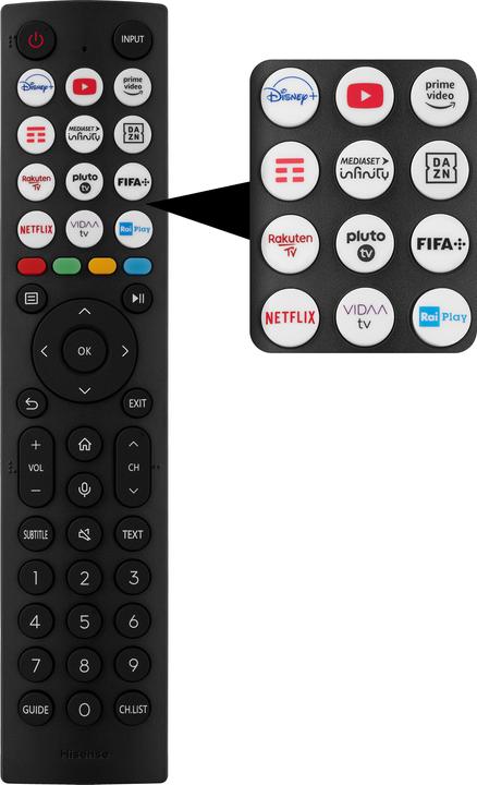 Produktbild Hisense TV 50A6K (50", LED, UHD, 2023)