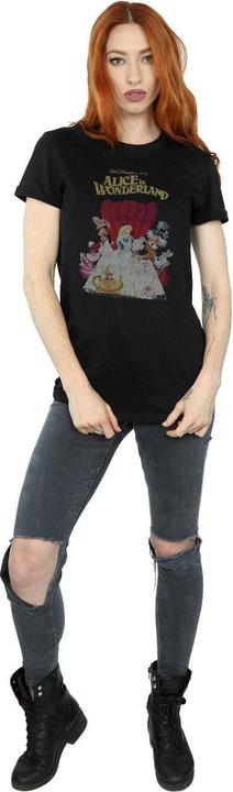 Immagine prodotto Alice In Wonderland T-shirt boyfriend en coton à l'effigie de l'affiche Femmes/Ladies (M)