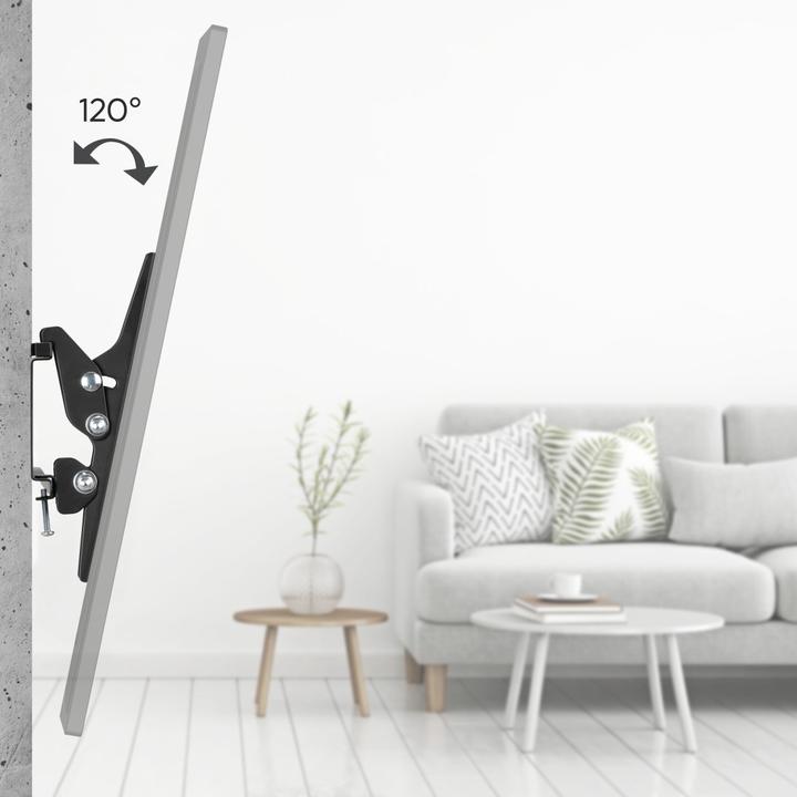 Actual product image Hama TV wall bracket, inclinable, 117 cm (46") up to 25 kg (Wall, 46", 25 kg)