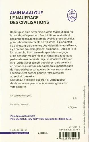 Produktbild Le naufrage des civilisations (Französisch, Maalouf Amin, 2020)