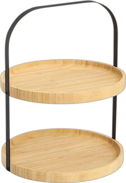 Actual product image Zeller Present Etagere Bambus Metall ø 25x33 cm