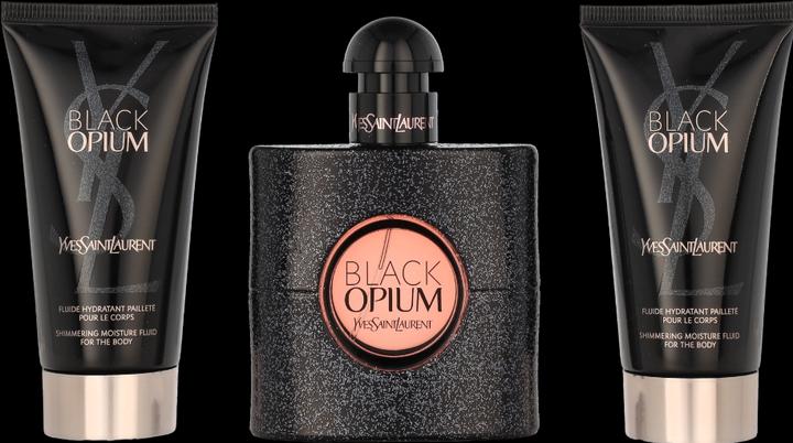 Produktbild Yves Saint Laurent Black Opium 50ml Bodyset Black Opium 50ml + 2x Black Opium Body Lotion (Körperpflegeset)