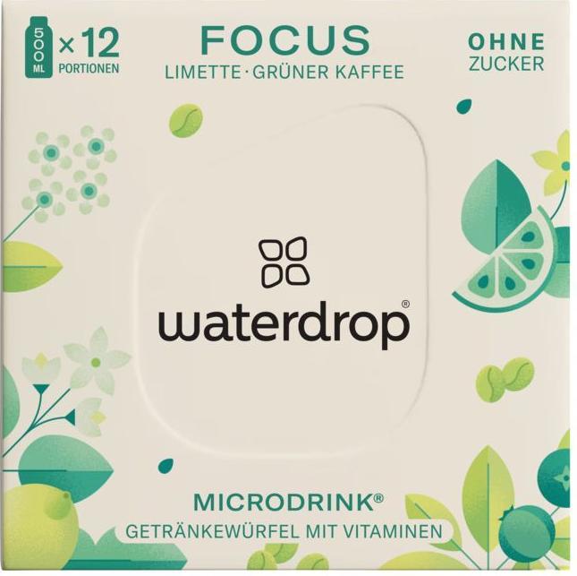 Immagine prodotto Waterdrop Microdrink Focus (Calce dolcissima, Caffè verde, 6 x)