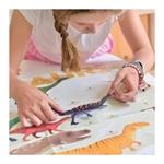 Actual product image Poppik Sticker Learning Poster Dinosaur