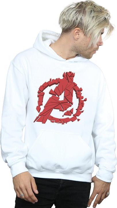 Actual product image Mens Avengers Endgame Shattered Logo Hoodie (XXL)