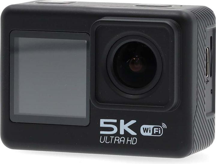 Produktbild Nedis Action Cam | Dualer Bildschirm | 5K@30fps | 16 MPixel | Wasserdicht bis: 30.00 m | 80 min | Wi (30p, WLAN)